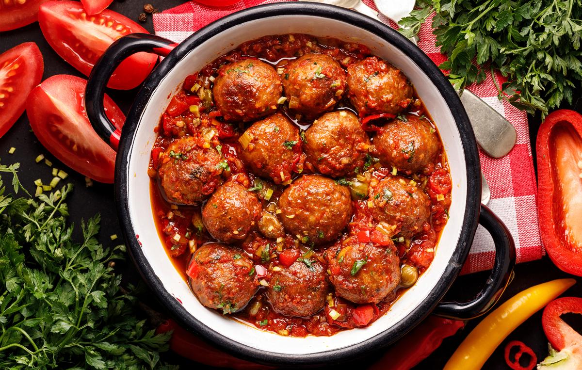 Cannabis Meatballs in Tomato Sauce